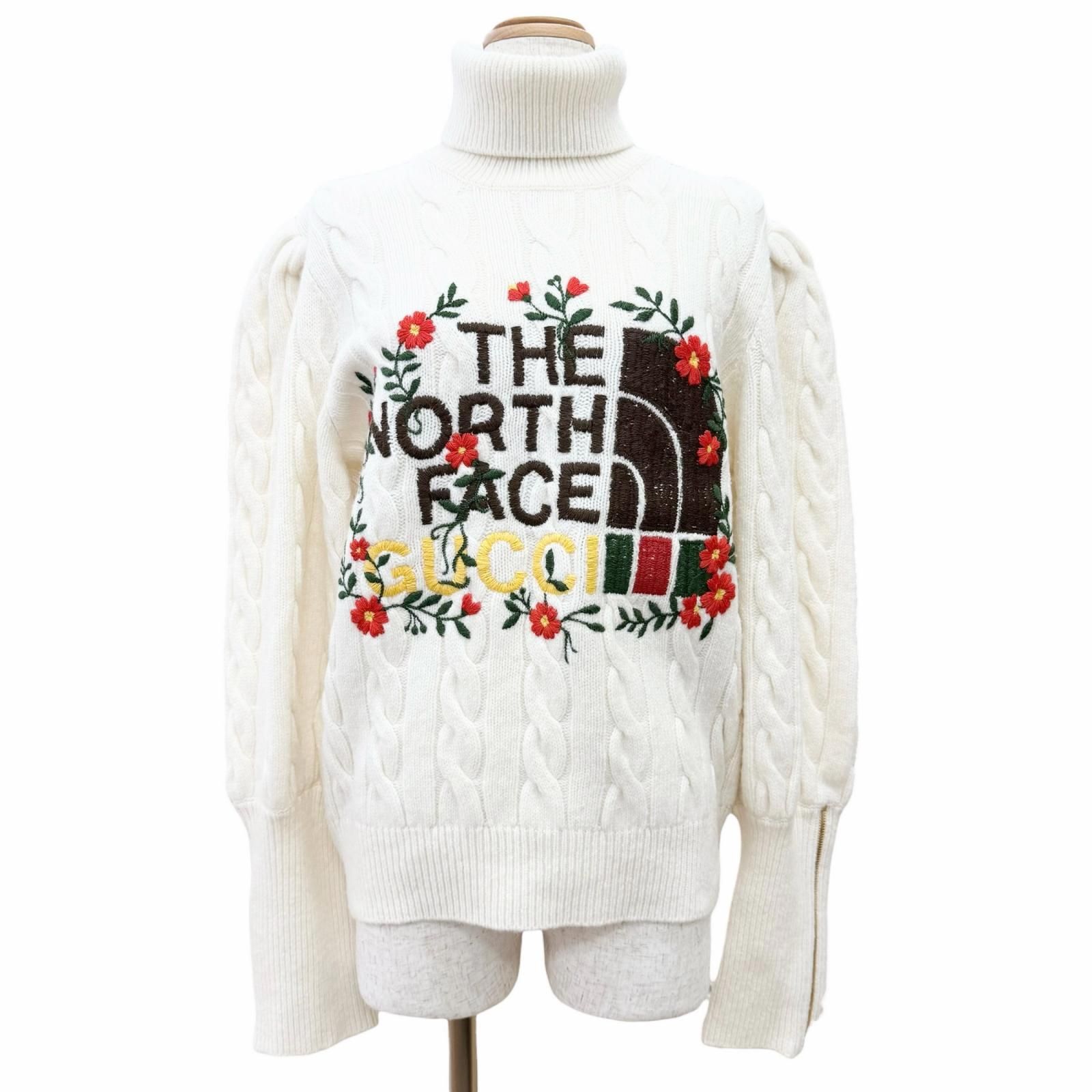 極美品△GUCCI×THE NORTH FACE グッチ ザ ノースフェイス 671689