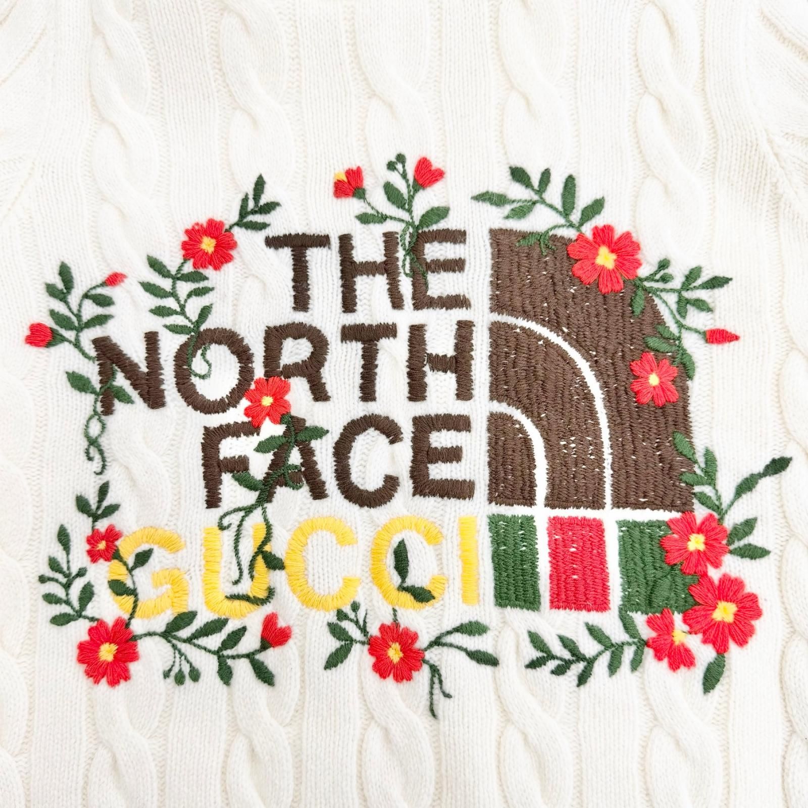 極美品△GUCCI×THE NORTH FACE グッチ ザ ノースフェイス 671689 