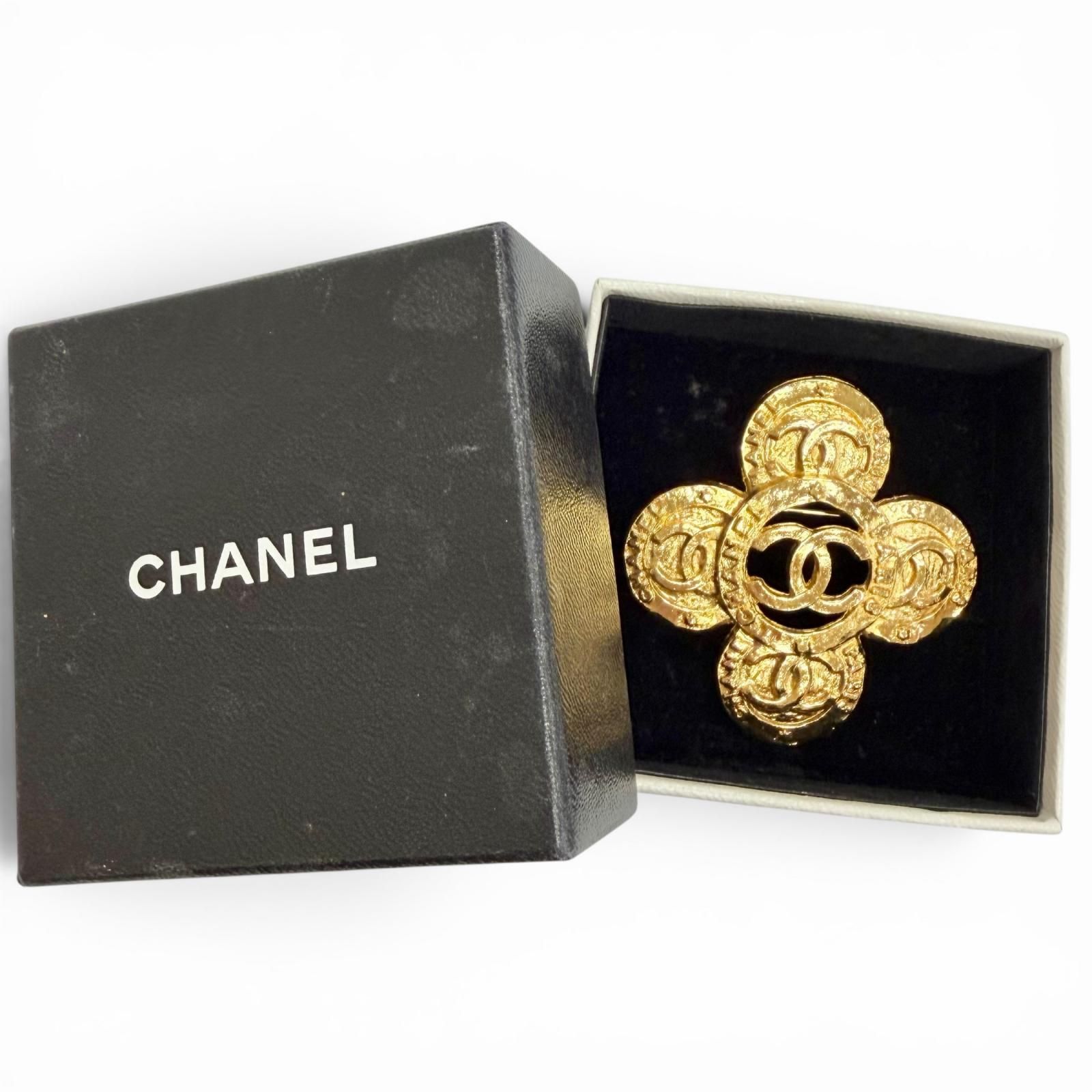 極美品△CHANEL シャネル ヴィンテージ 28 ココマーク フラワー
