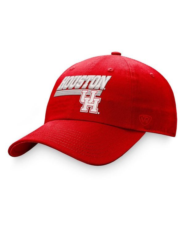 トップオブザワールド メンズ アクセサリー 帽子 Top of the World Mens Red Houston Cougars Slice Adjustable Hat Red レッド