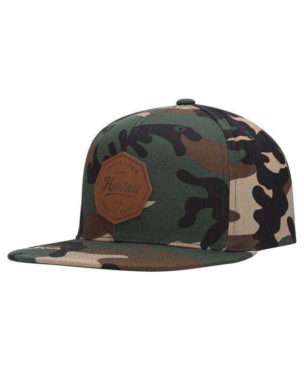 ハーレー メンズ アクセサリー 帽子 Hurley Mens Camo Tahoe Snapback Hat Camo