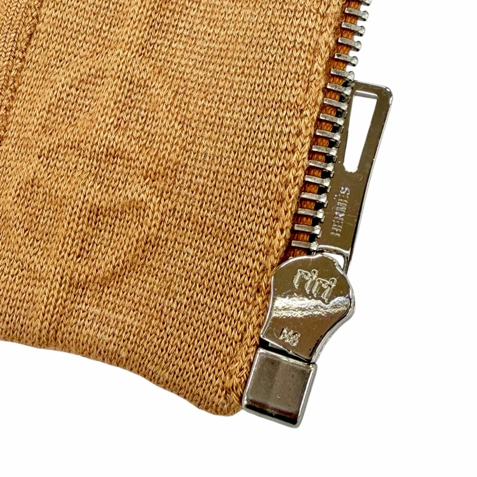 極美品◇HERMES エルメス 22SS 2E2201D3 クリケティス カシミヤ シルク