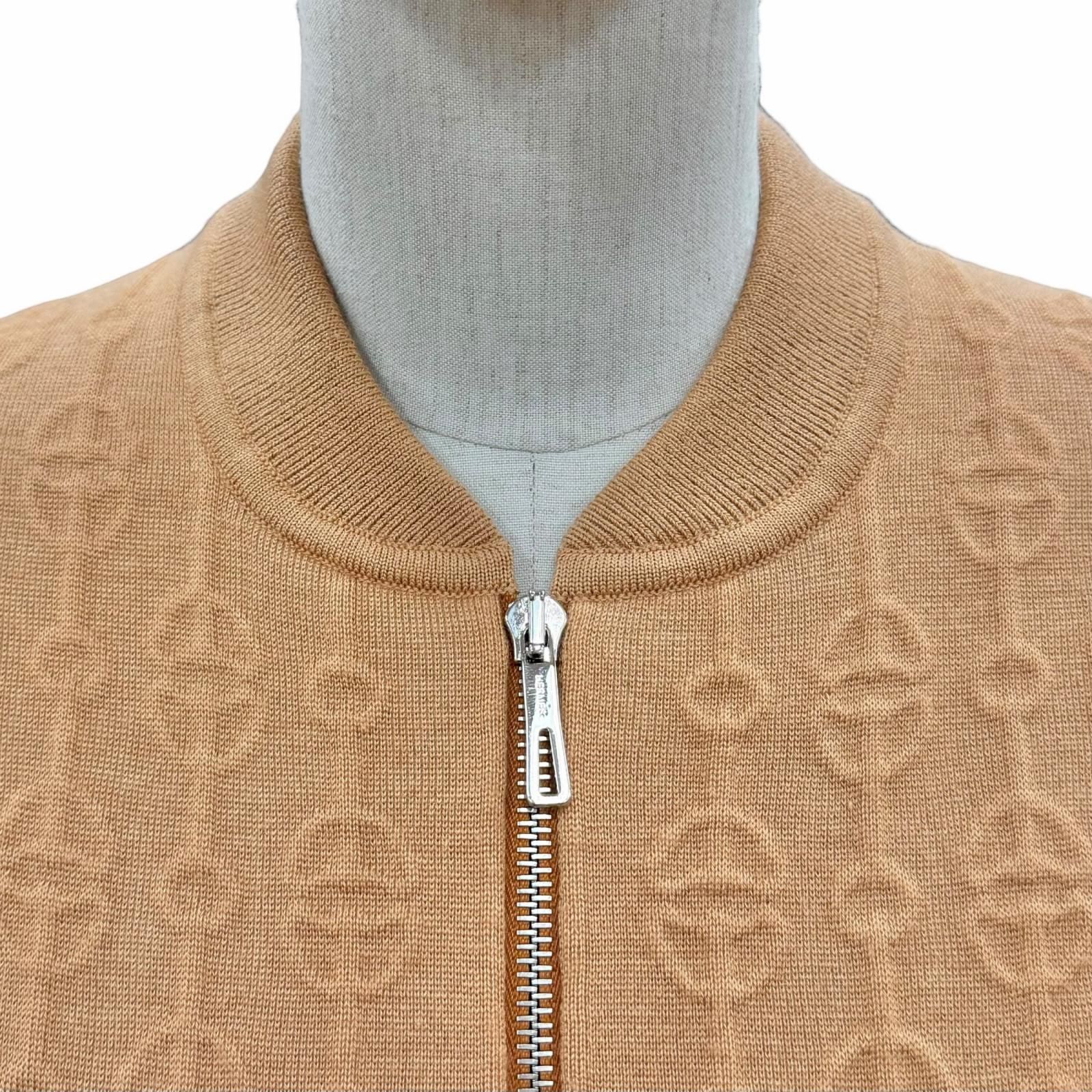 極美品◇HERMES エルメス 22SS 2E2201D3 クリケティス カシミヤ シルク