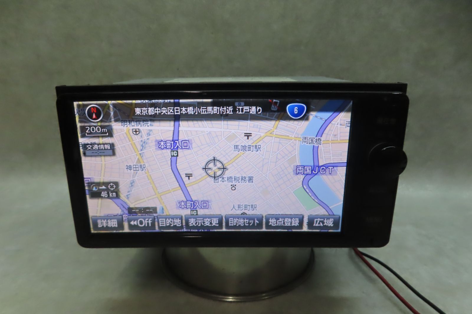 タッチパネル正常★動作保証付★F6648/トヨタ純正　NSZN-W64T　SDナビ　地図2015年　地デジTVフルセグ　Bluetooth　CD DVD再生OK　本体のみ