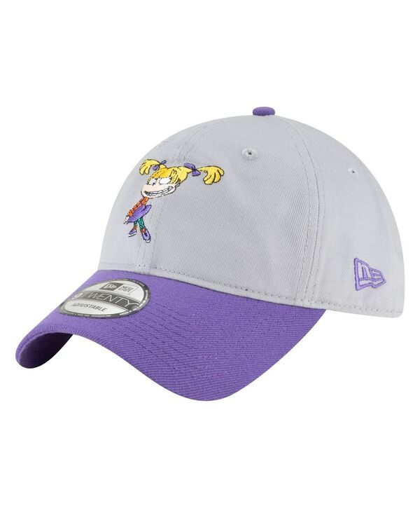 ニューエラ メンズ アクセサリー 帽子 New Era Mens Gray Rugrats Angelica 9TWENTY Adjustable Hat Gray グレー