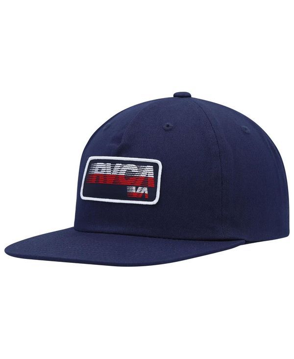 ルーカ メンズ アクセサリー 帽子 RVCA Mens Navy Motion Snapback Hat Navy ネイビー