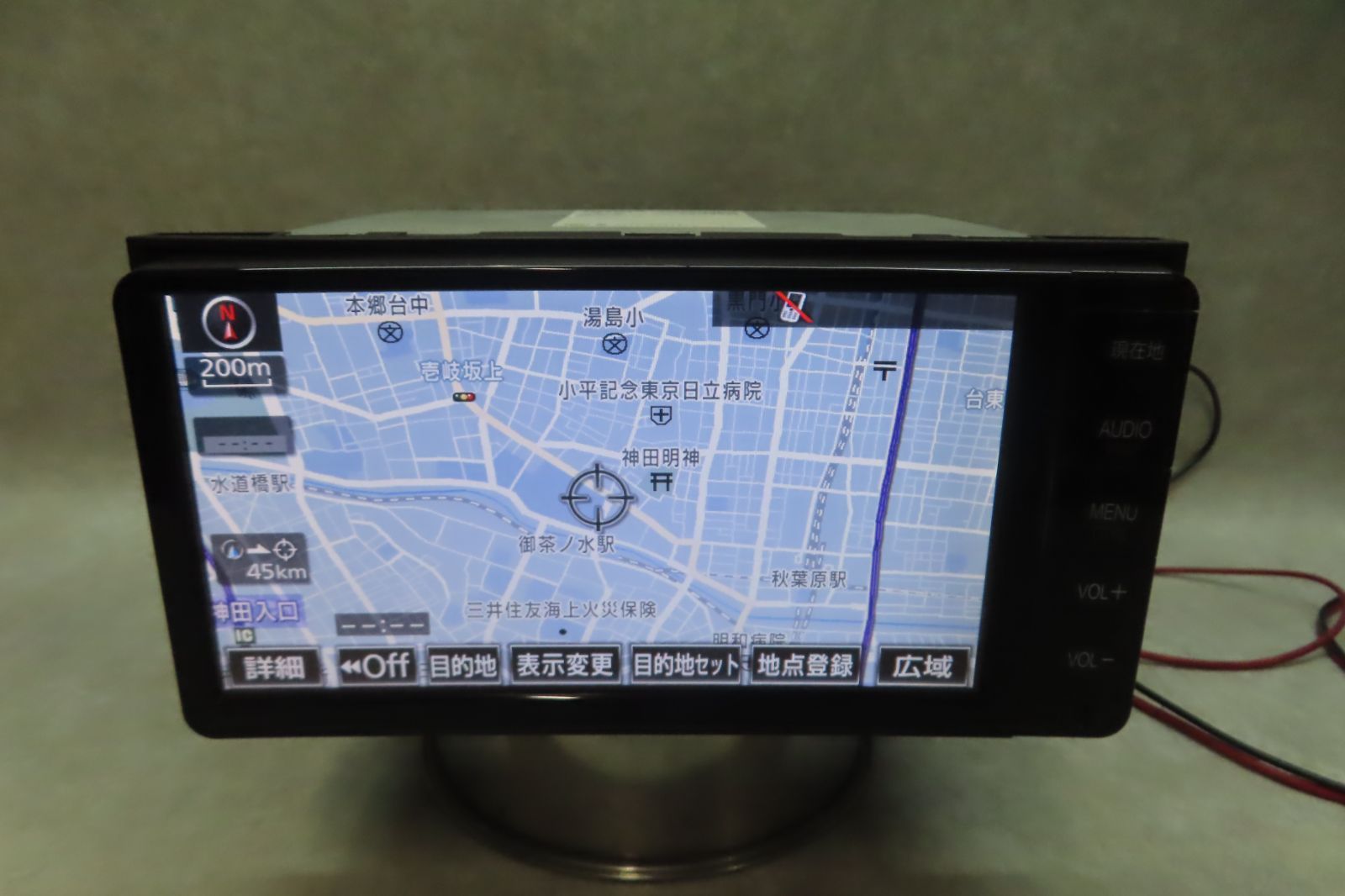 タッチパネル正常★動作保証付★F6649/トヨタ純正　NSZT-W64　SDナビ　地図2014年　地デジTVフルセグ　Bluetooth　CD DVD再生OK　本体のみ