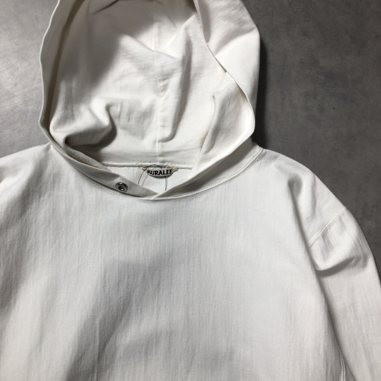 GQ5595◇AURALEE：STAND UP P/O PARKA◇3◇ホワイト系 オーラリー