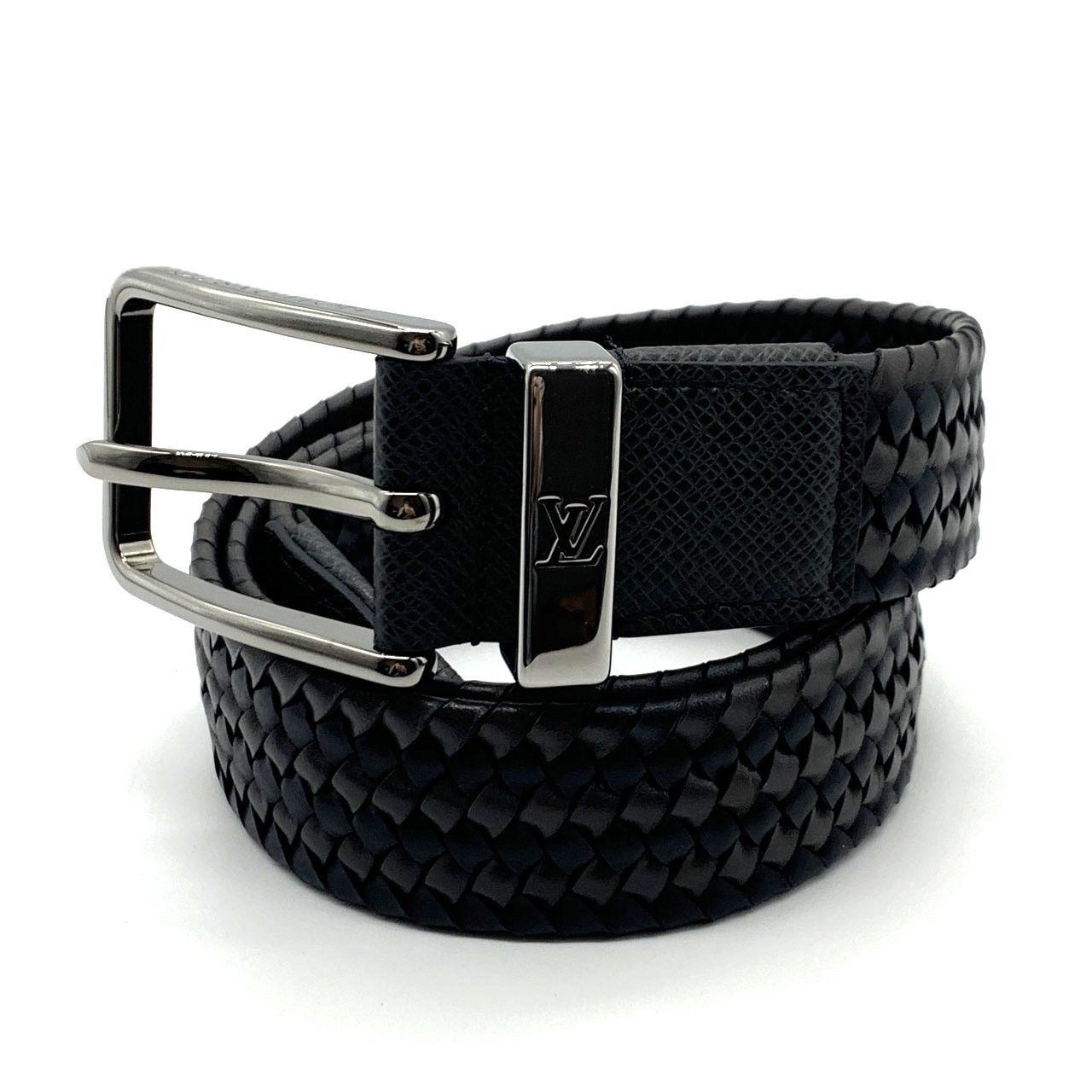 ルイヴィトン サンチュール・ポンヌフ ブレイデッド レザー Louis Vuitton 中古