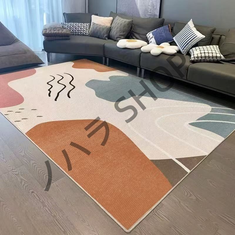 カーペット/滑り止め付き /多機能使用/ラグ マット ベッドルーム リビングルーム 寝室の部屋 /マット/カーペット/200*300cm #D095