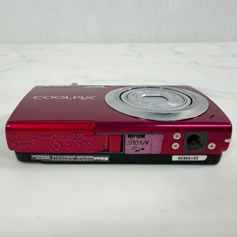 Nikon COOLPIX S230 レッド カメラ デジカメ 524K - メルカリ