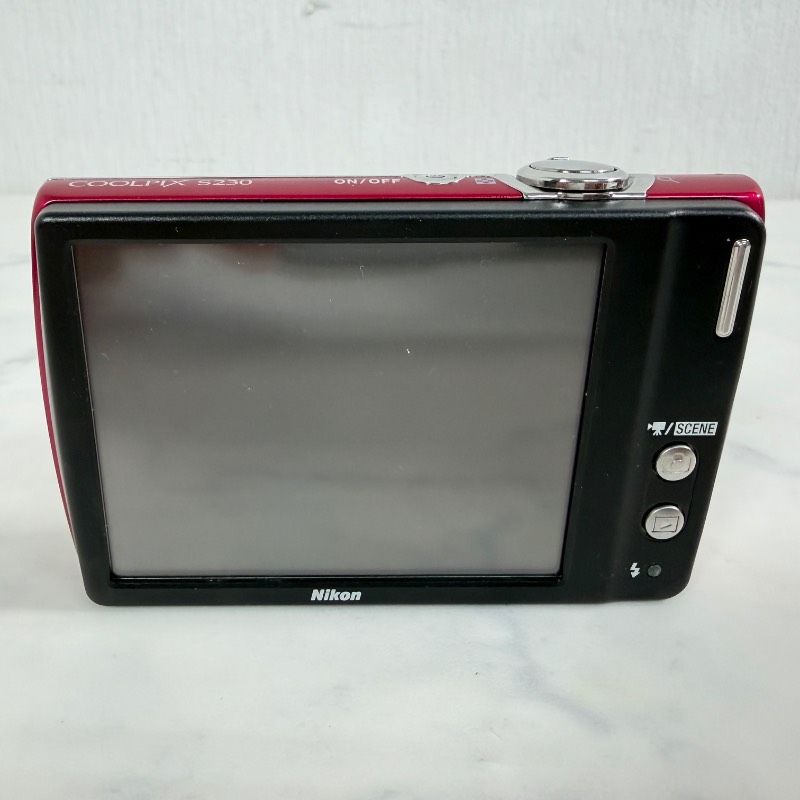 Nikon COOLPIX S230 レッド カメラ デジカメ 524K - メルカリ