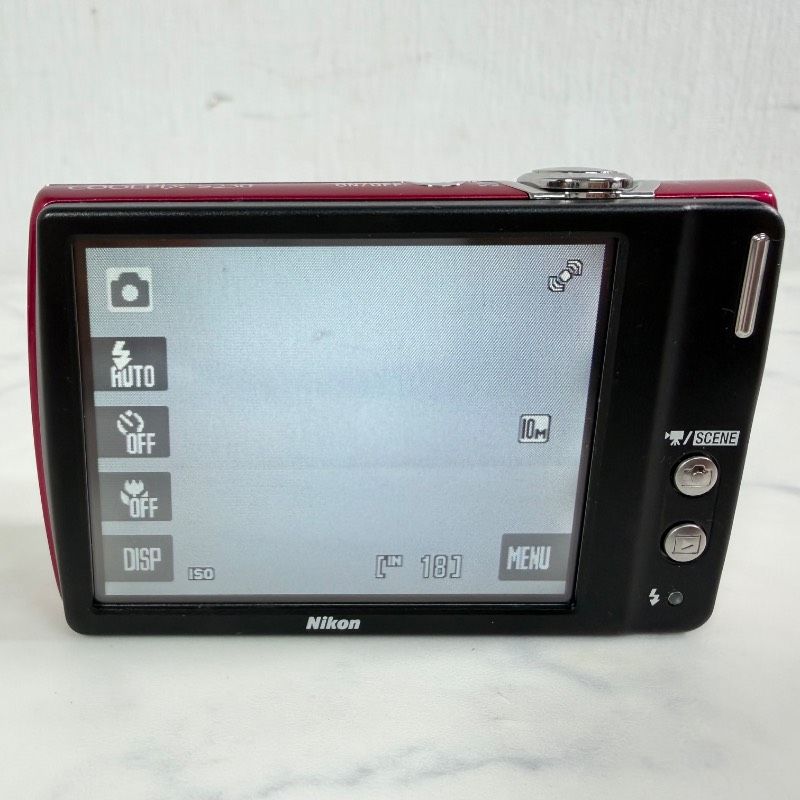 Nikon COOLPIX S230 レッド カメラ デジカメ 524K - メルカリ