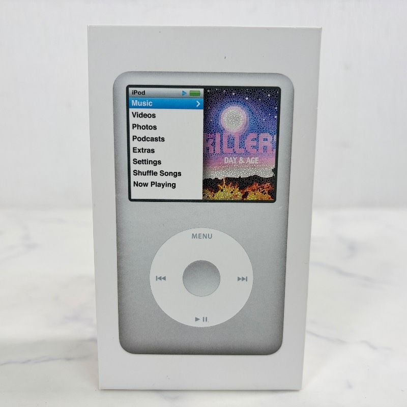 Apple iPod classic 160GB A1238 シルバー クリスタルジャケットセット