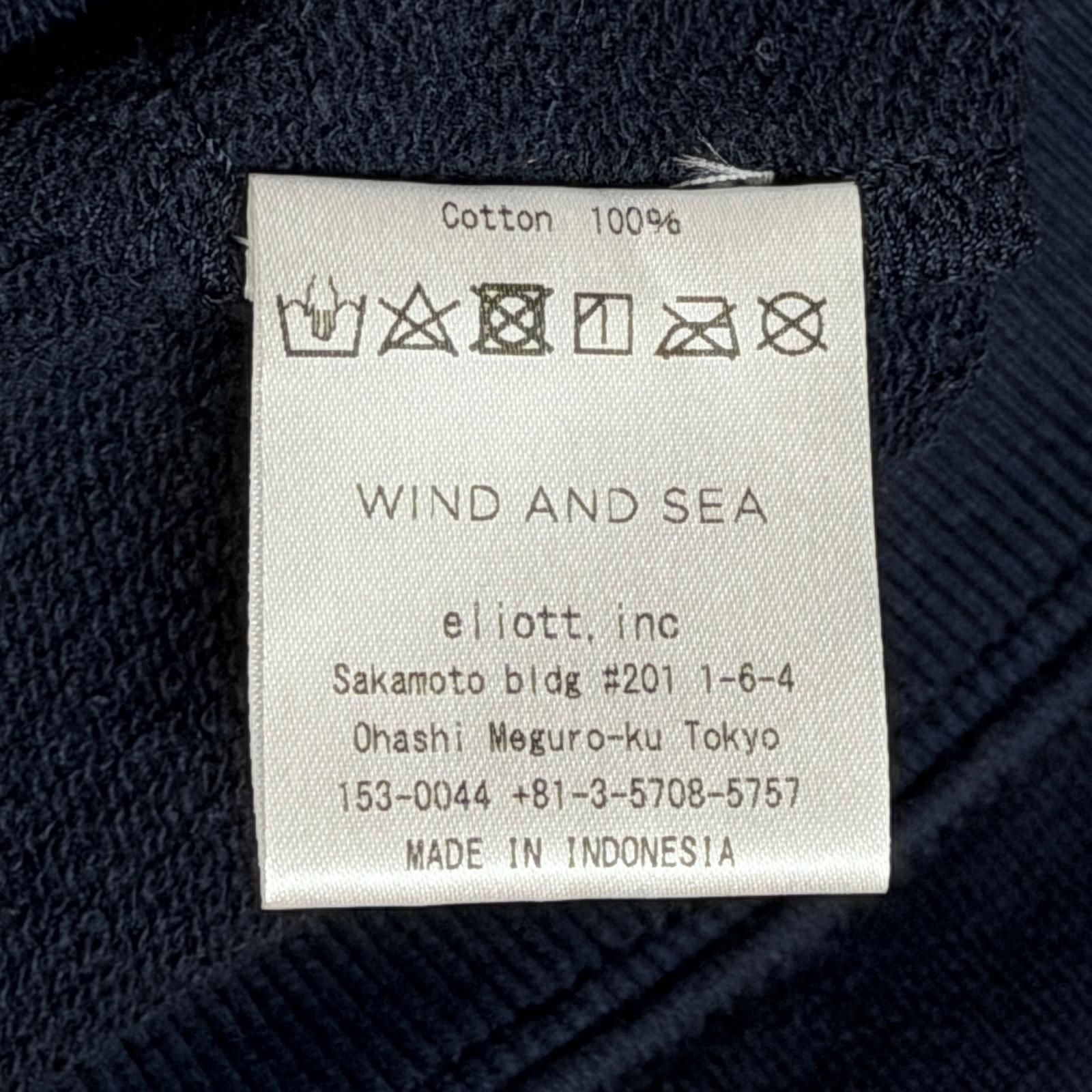 参考上代14080円 未使用 WIND AND SEA PULLOVER SWEAT H プルオーバー 