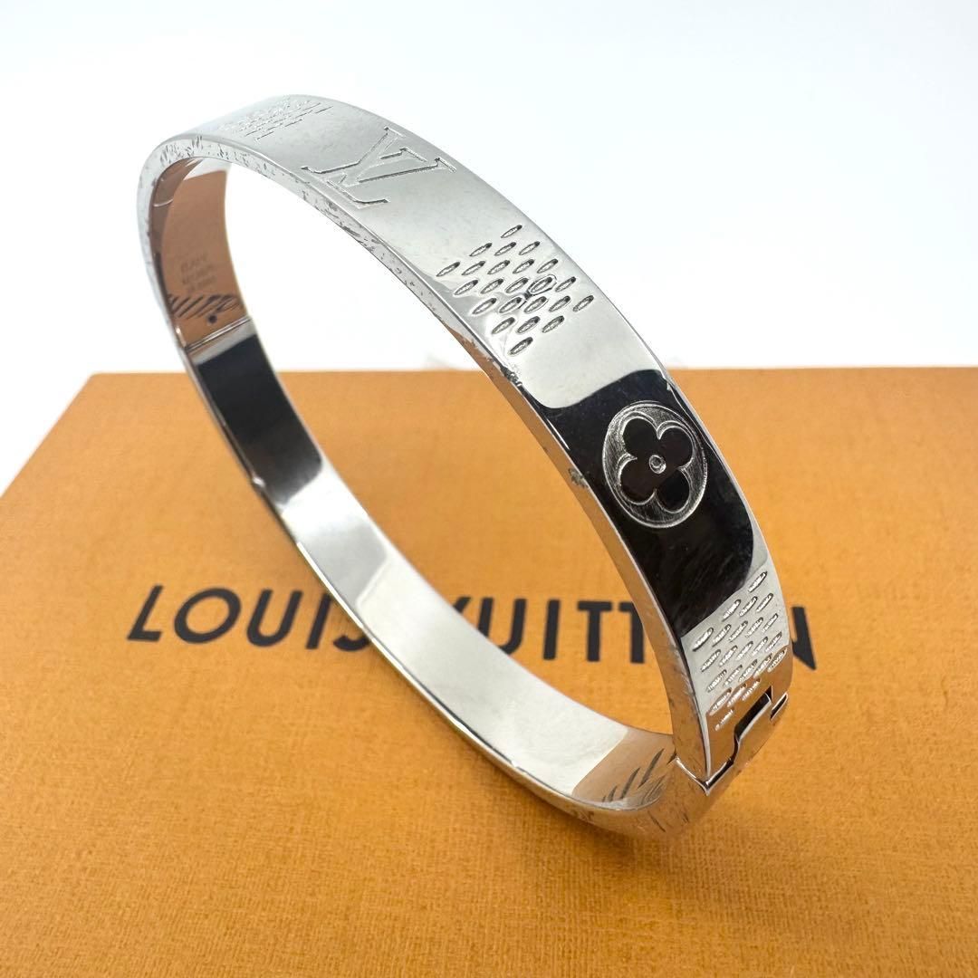 LOUIS VUITTON ルイ・ヴィトン バングル ブレスレット ダミエ ロゴ