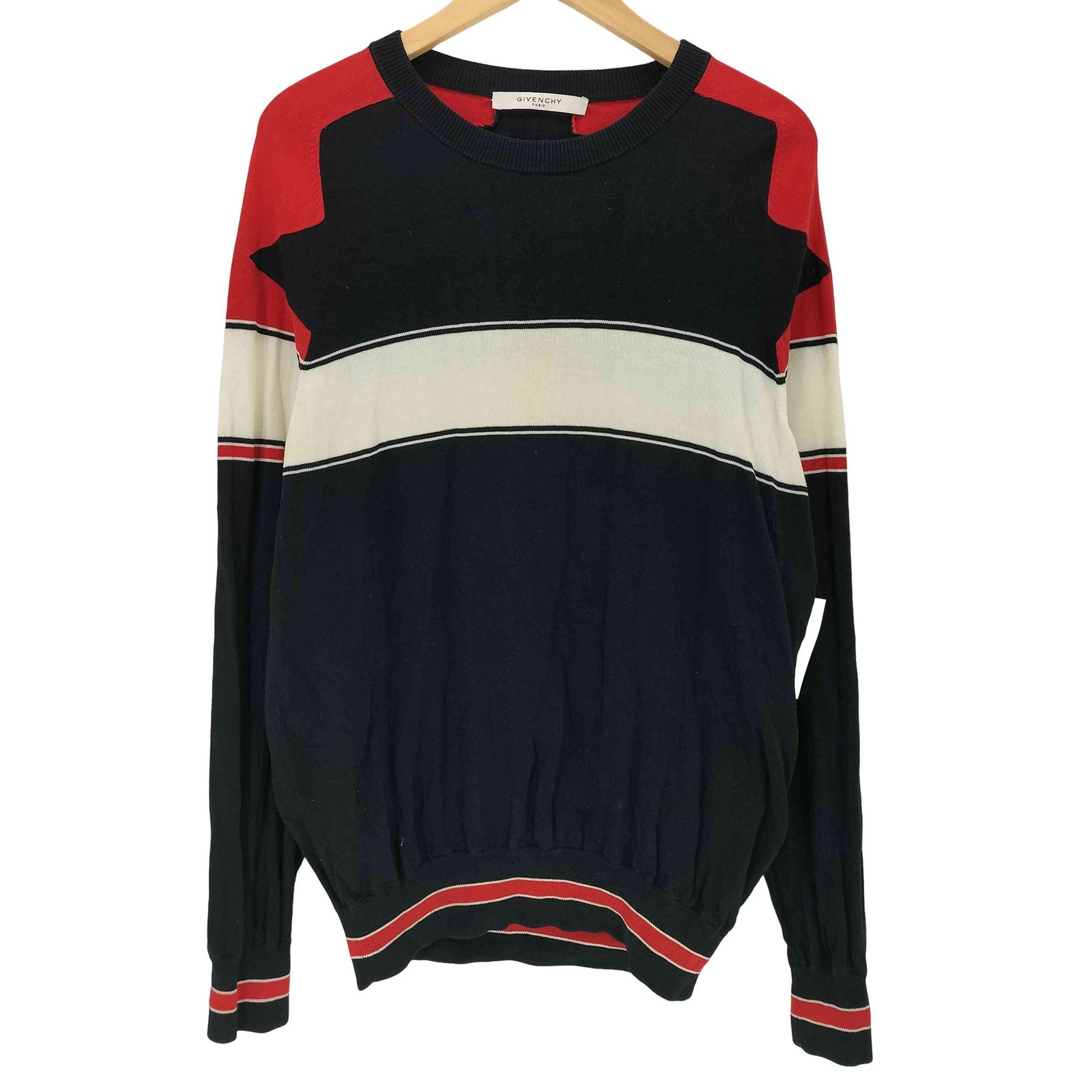 ジバンシィ GIVENCHY 16SS マルチカラーコットンクルーネックニット メンズ 表記無
