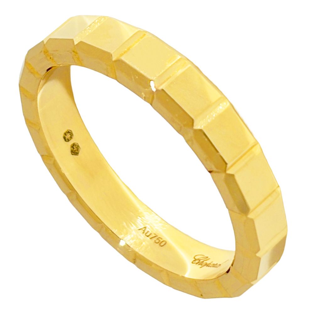 ショパール Chopard アイスキューブ リング 指輪 約18.5号 829834-0016 K18YG 7.8g イエローゴールド【中古】