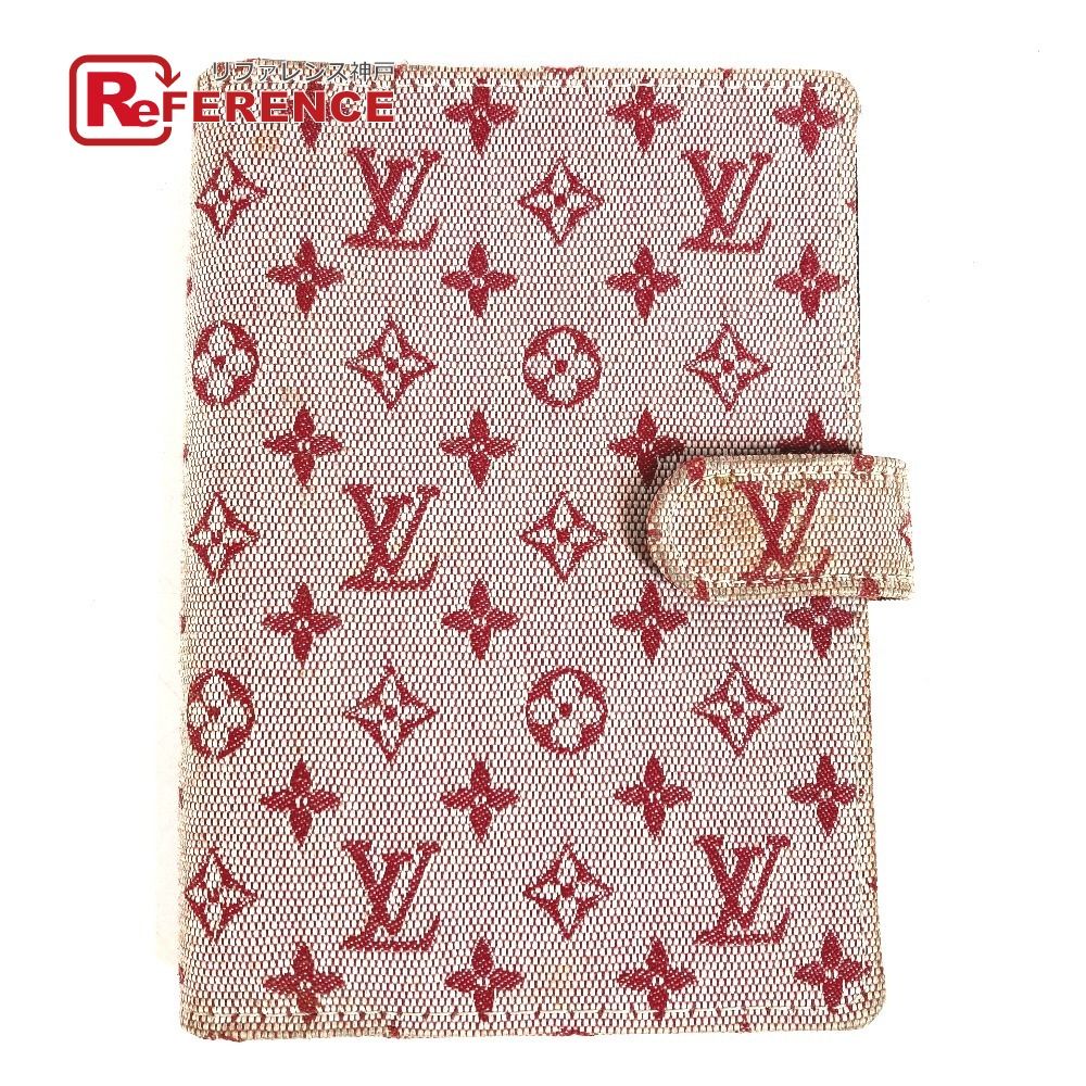 LOUIS VUITTON ルイヴィトン 手帳カバー アジェンダPM アジェンダ PM R20912 モノグラムミニキャンバス スリーズ レッド