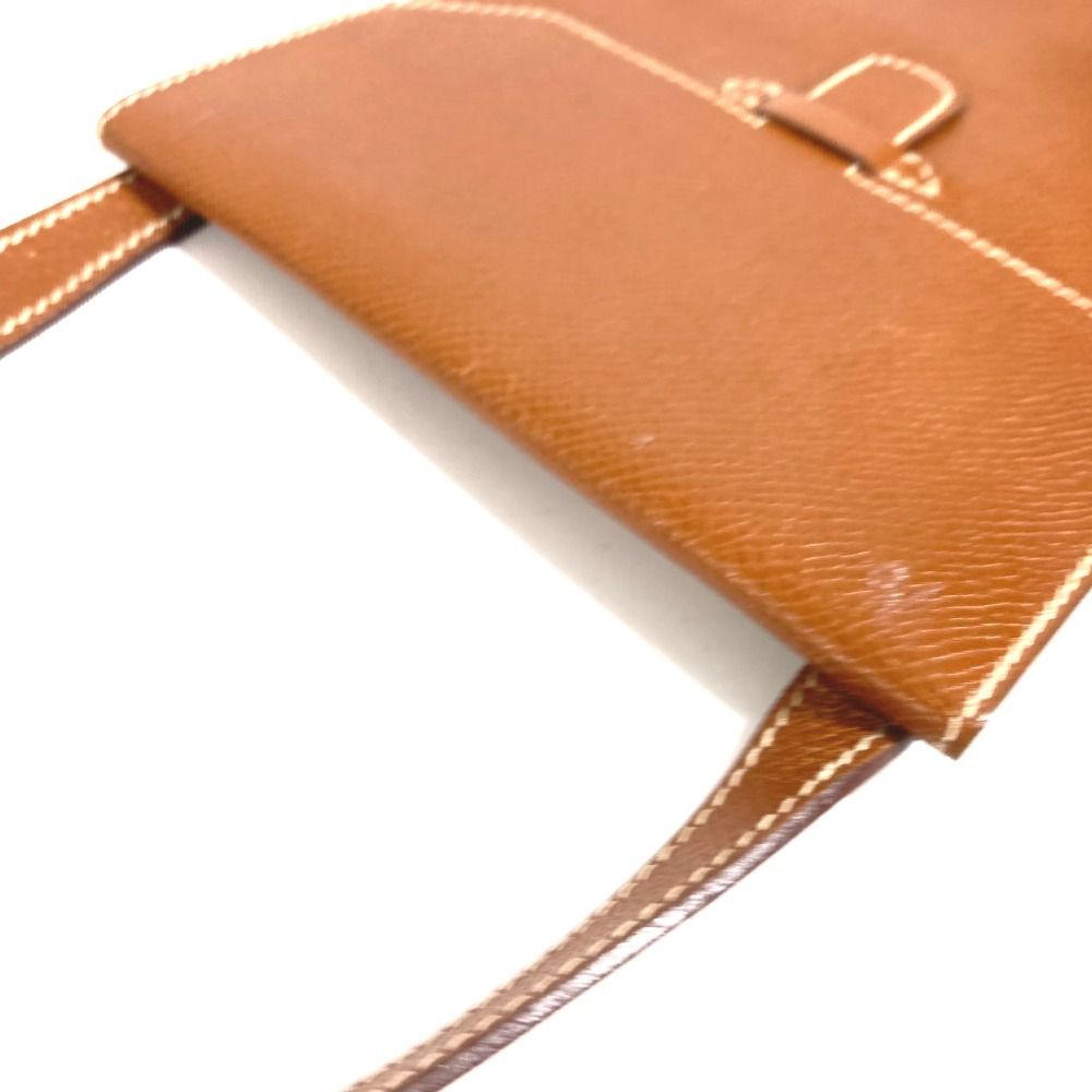 HERMES エルメス ショルダーバッグ アメリ レザー ブラウン - メルカリ