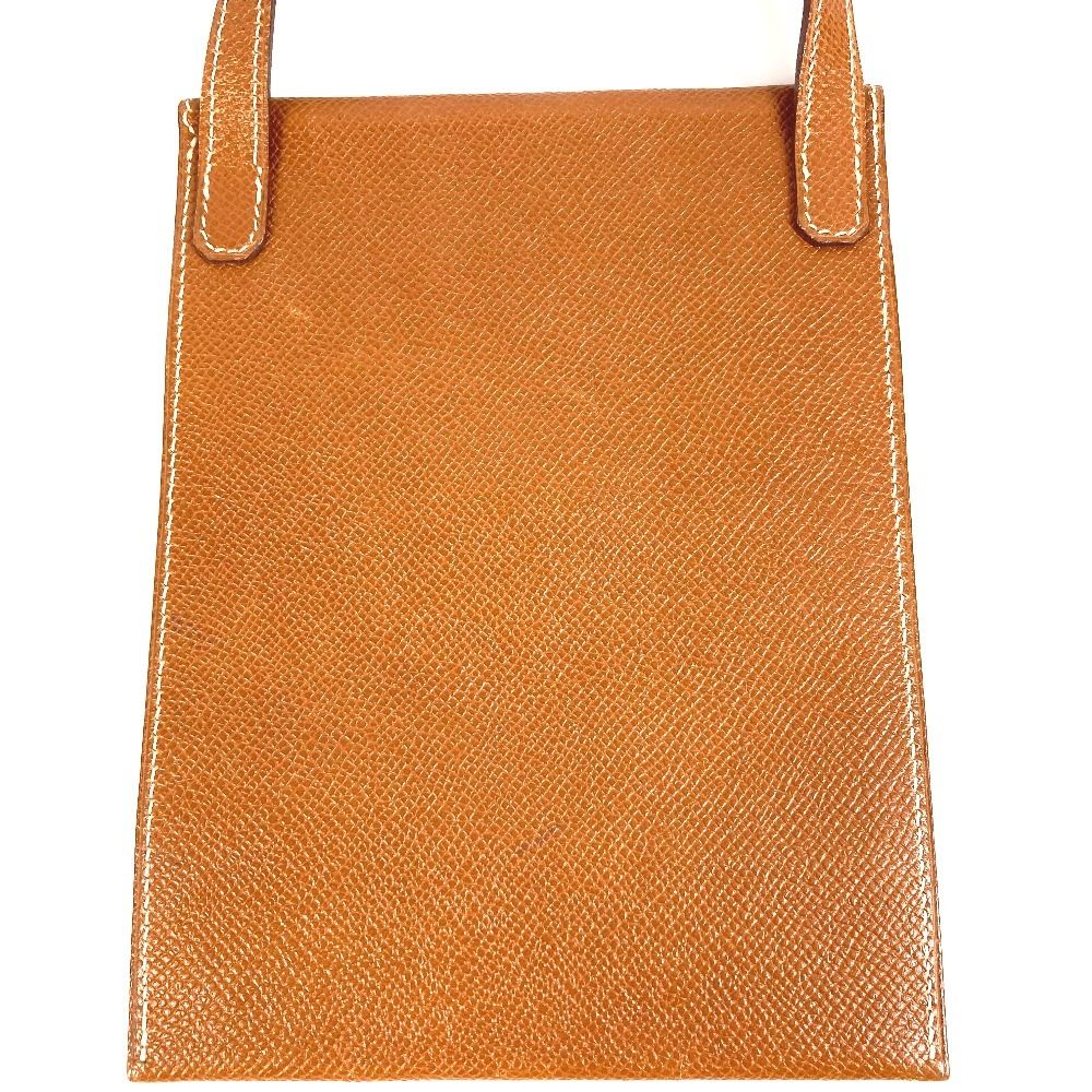 HERMES エルメス ショルダーバッグ アメリ レザー ブラウン - メルカリ