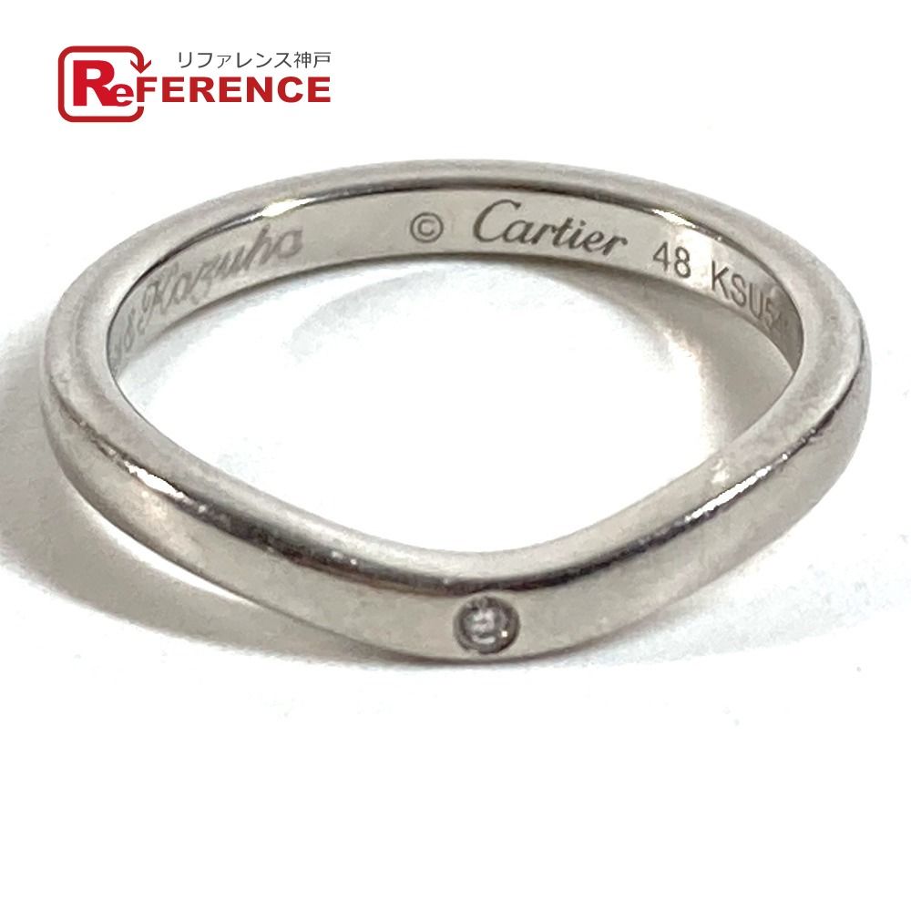 CARTIER カルティエ リング・指輪 バレリーナ 1PD Pt950 シルバー