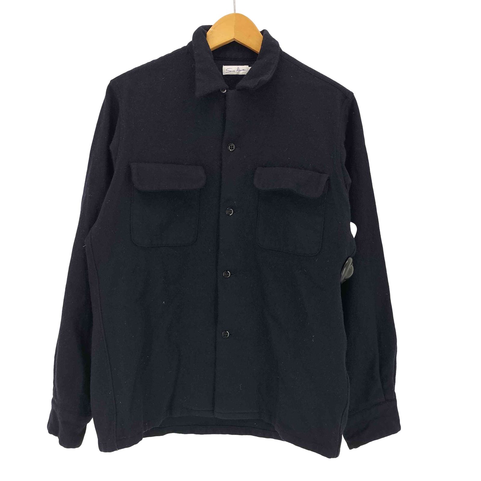 サンリミット Sans limite flannel shirt CPO 大開襟 ウール CPOシャツ ジャケット メンズ 1