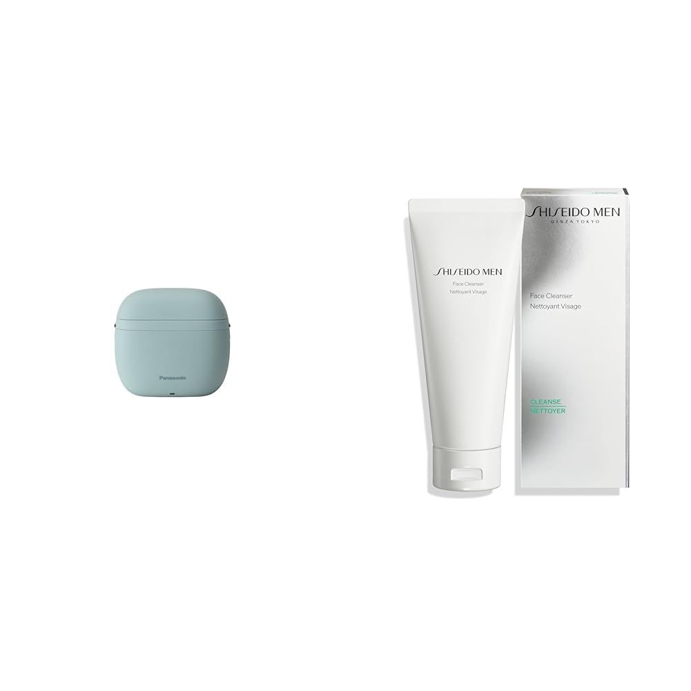 新品 【セット】パナソニック ラムダッシュ パームインシェーバー 3枚刃 ES-P330U-BSHISEIDO MEN(資生堂メン) 洗顔