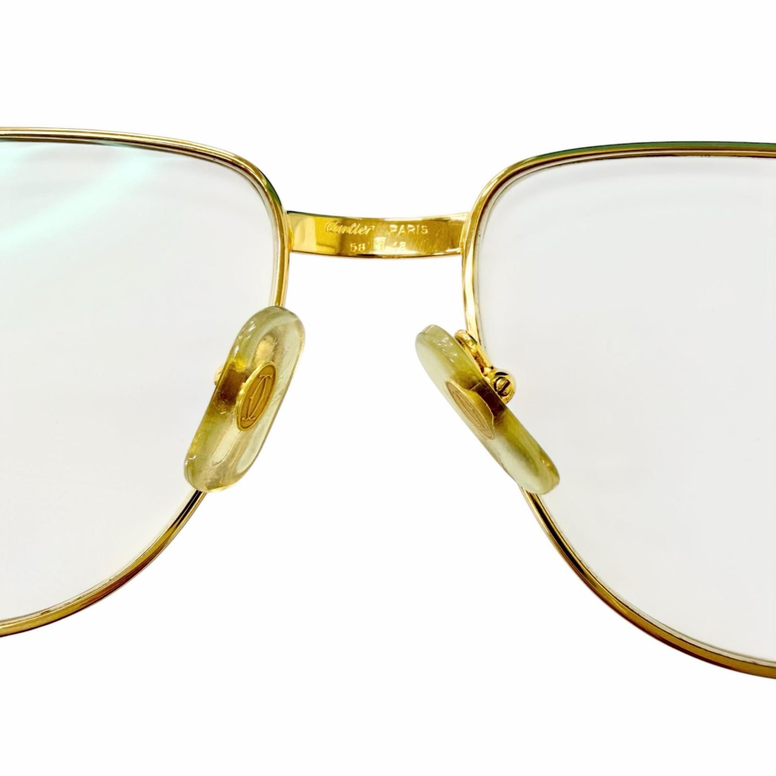 美品□Cartier カルティエ ヴィンテージ トリニティ メガネ 眼鏡 アイ