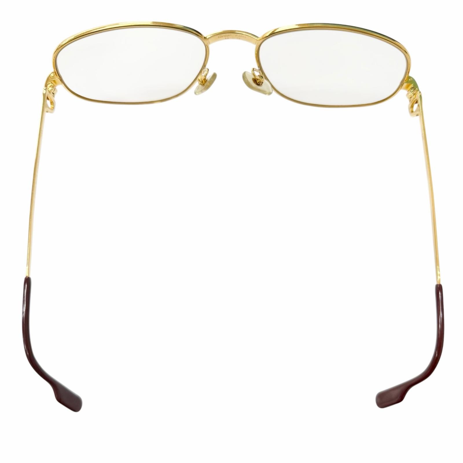 美品□Cartier カルティエ ヴィンテージ トリニティ メガネ 眼鏡 アイ