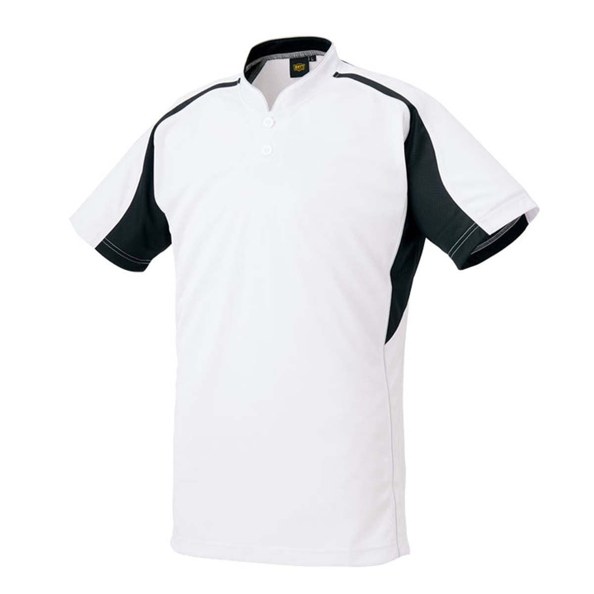 新品 ゼット(ZETT) 野球 ベースボールTシャツ ベースボールシャツ ホワイト×ブラック(1119) Oサイズ BOT731