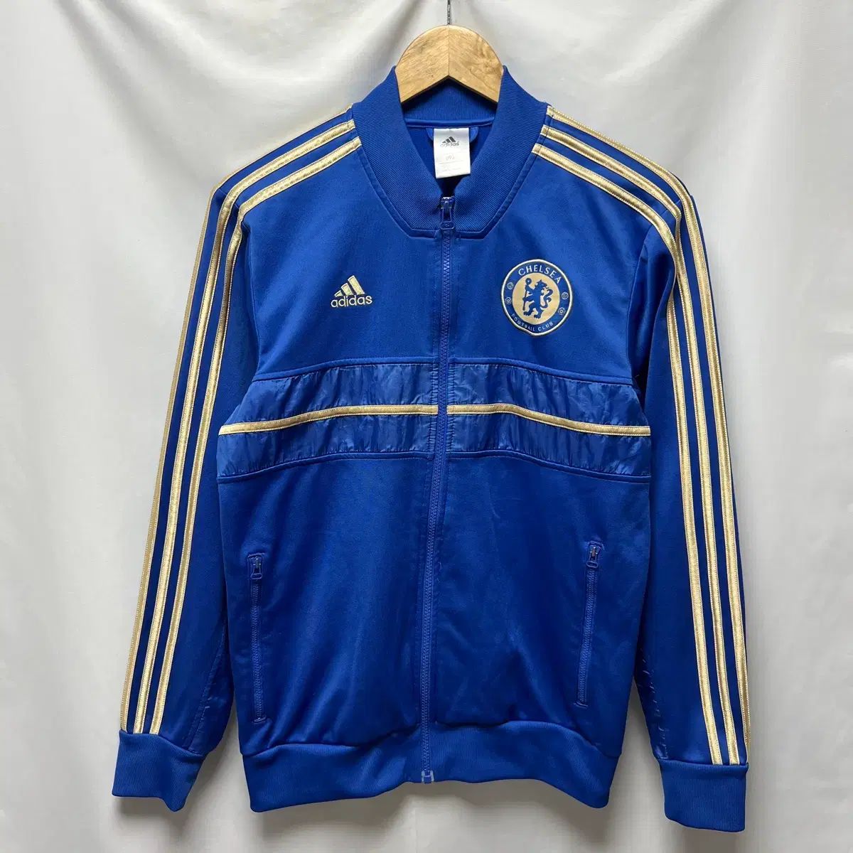 正規品/95 adidas アディダス チェルシー 1213 GOLD/BLUE 3本線 トラックジャージ/ジャージ