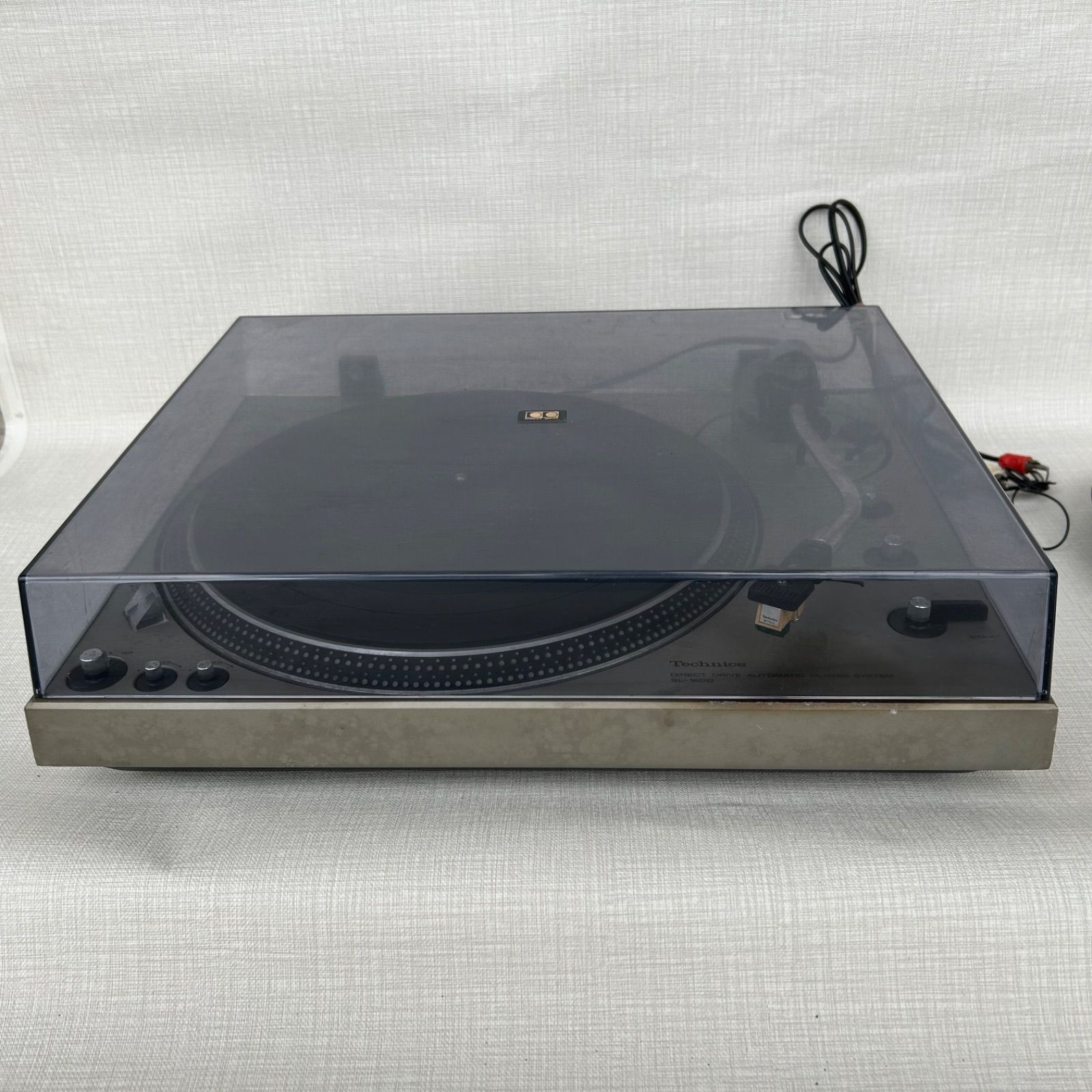 NS【動作確認済】音出し確認 ジャンク Technics SL-1600 レコード 