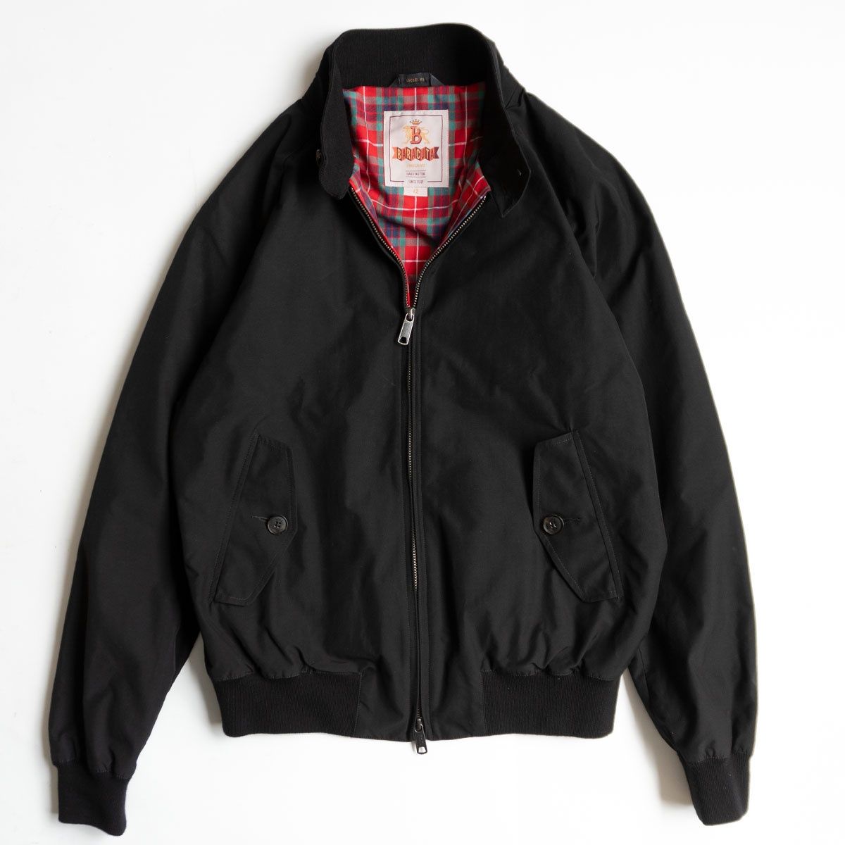 バラクータ G9 ハリントンジャケット スイングトップ ブラック 42 XL相当 美品/ビッグサイズ】 BARACUTA 【G9 スウィングトップ ハリントン