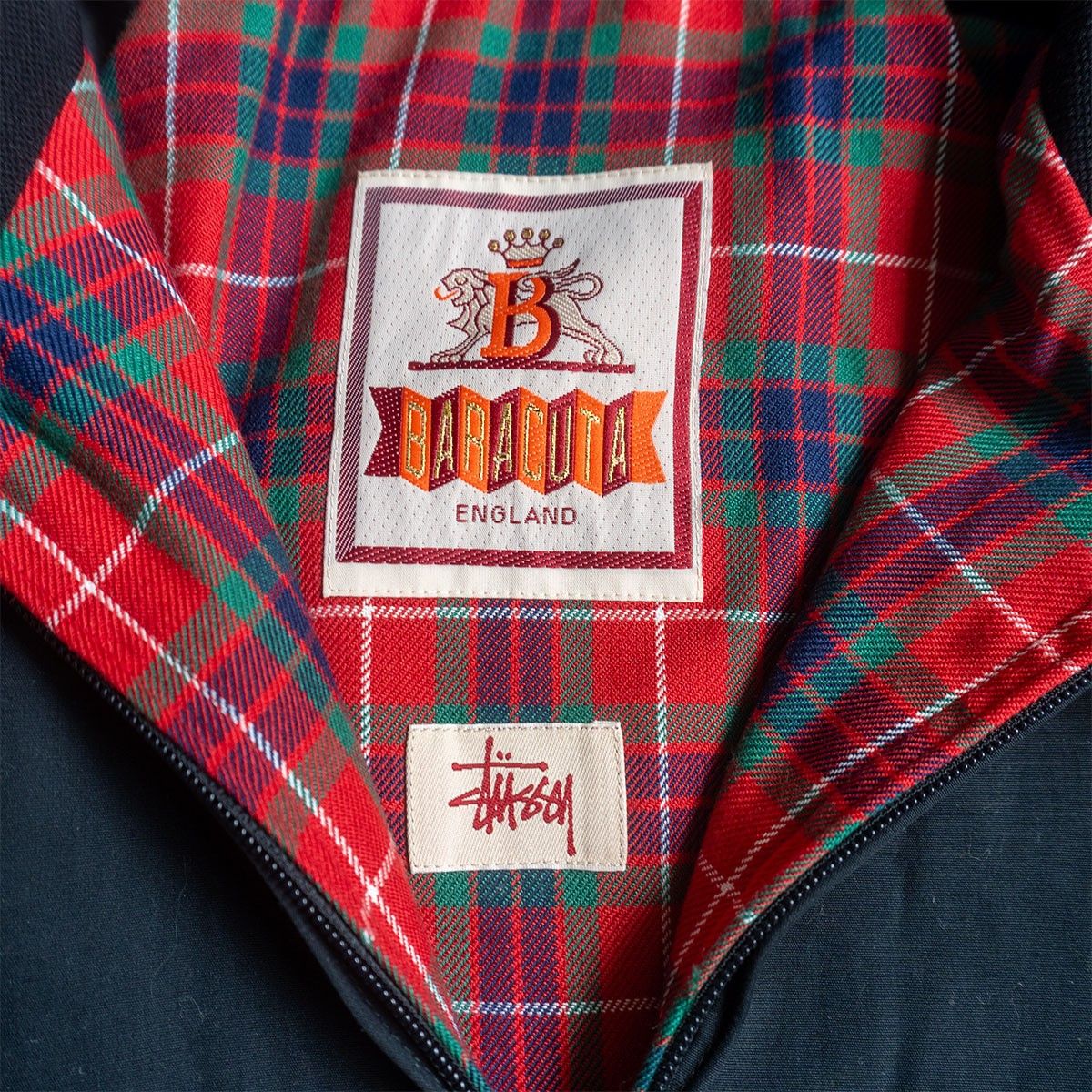 STUSSYコラボ】 BARACUTA 【G9 スウィングトップ ハリントンジャケット 
