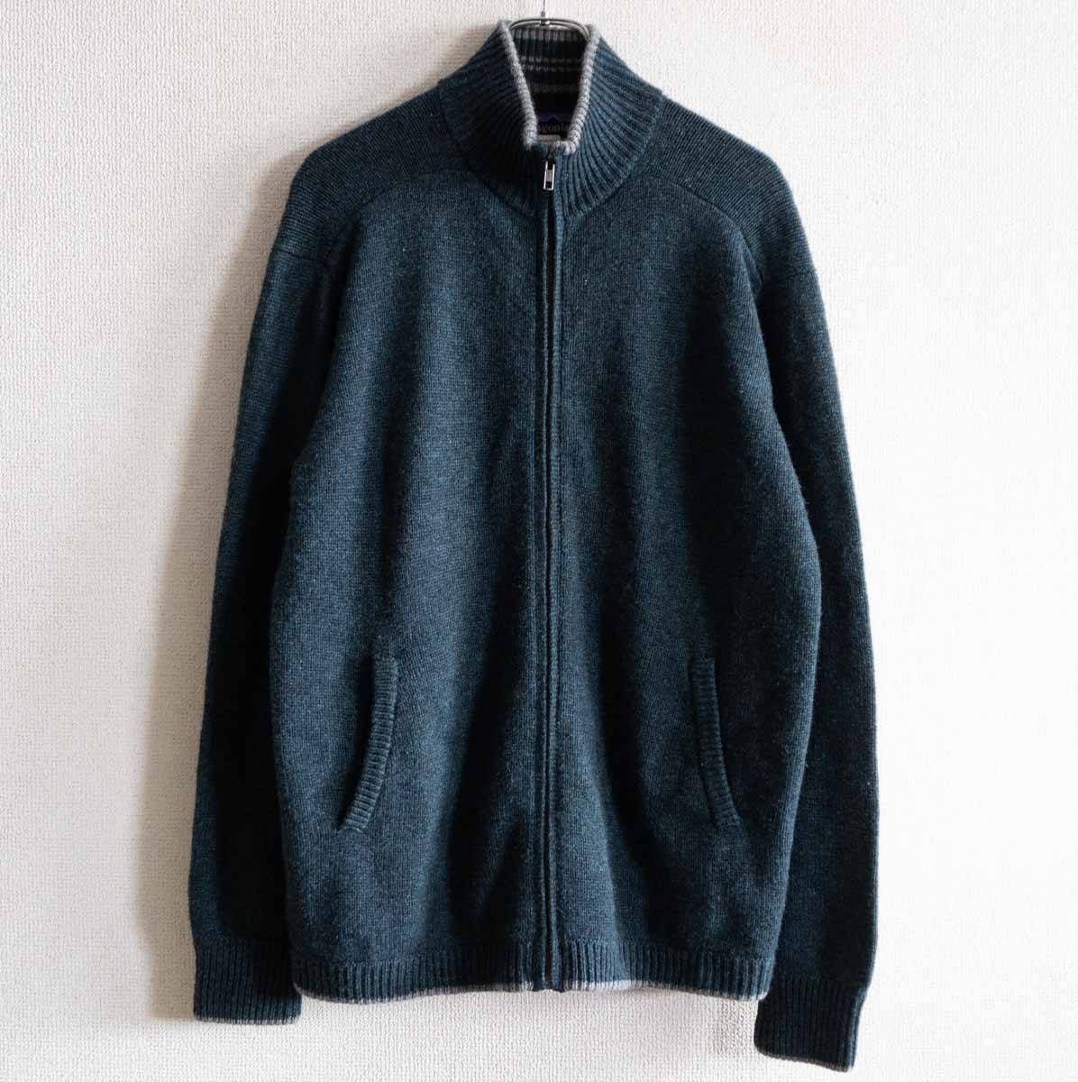 【美品】PATAGONIA【カシミヤ ドライバーズ ニット ジャケット 50930FA12】L パタゴニア カシミア 26050668