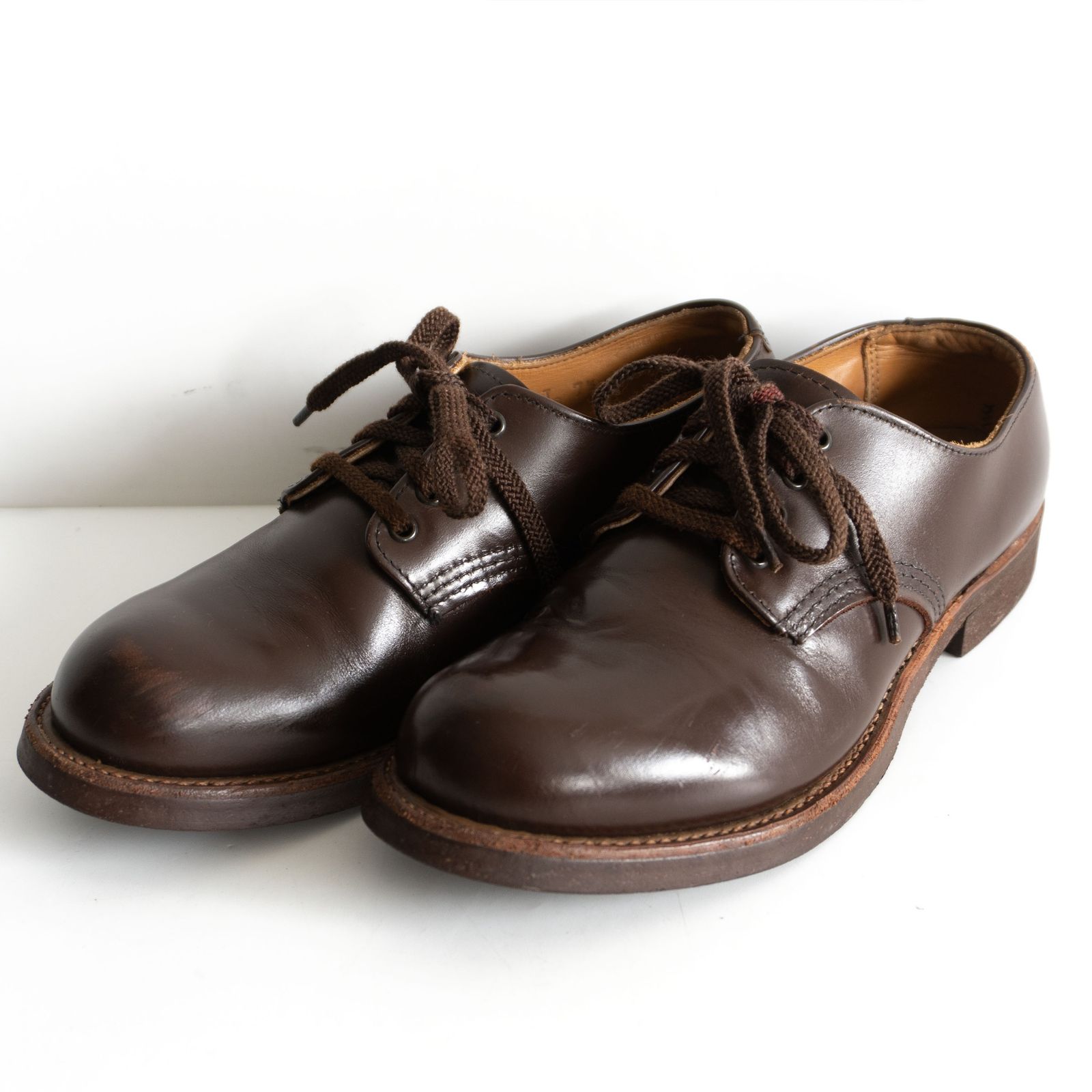 【90s/刺繡羽タグ】REDWING【8100 Foreman Oxford 】US7.5 フォアマン シューズ レッドウィング レザー USA製 s2605128