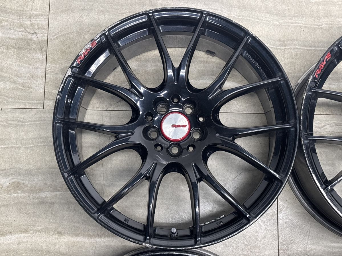 特価品】RAYS HOMURA 2×7 19in 8J +48 PCD100 プリウス ウィッシュ