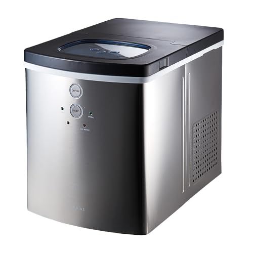 simplus シンプラス 製氷機 SP-CED01 製氷機 家庭用 高速 レジャー アウトドア バーベキュー 釣り レジャー アイスメーカー 氷 (シルバー)pms 4428fb52