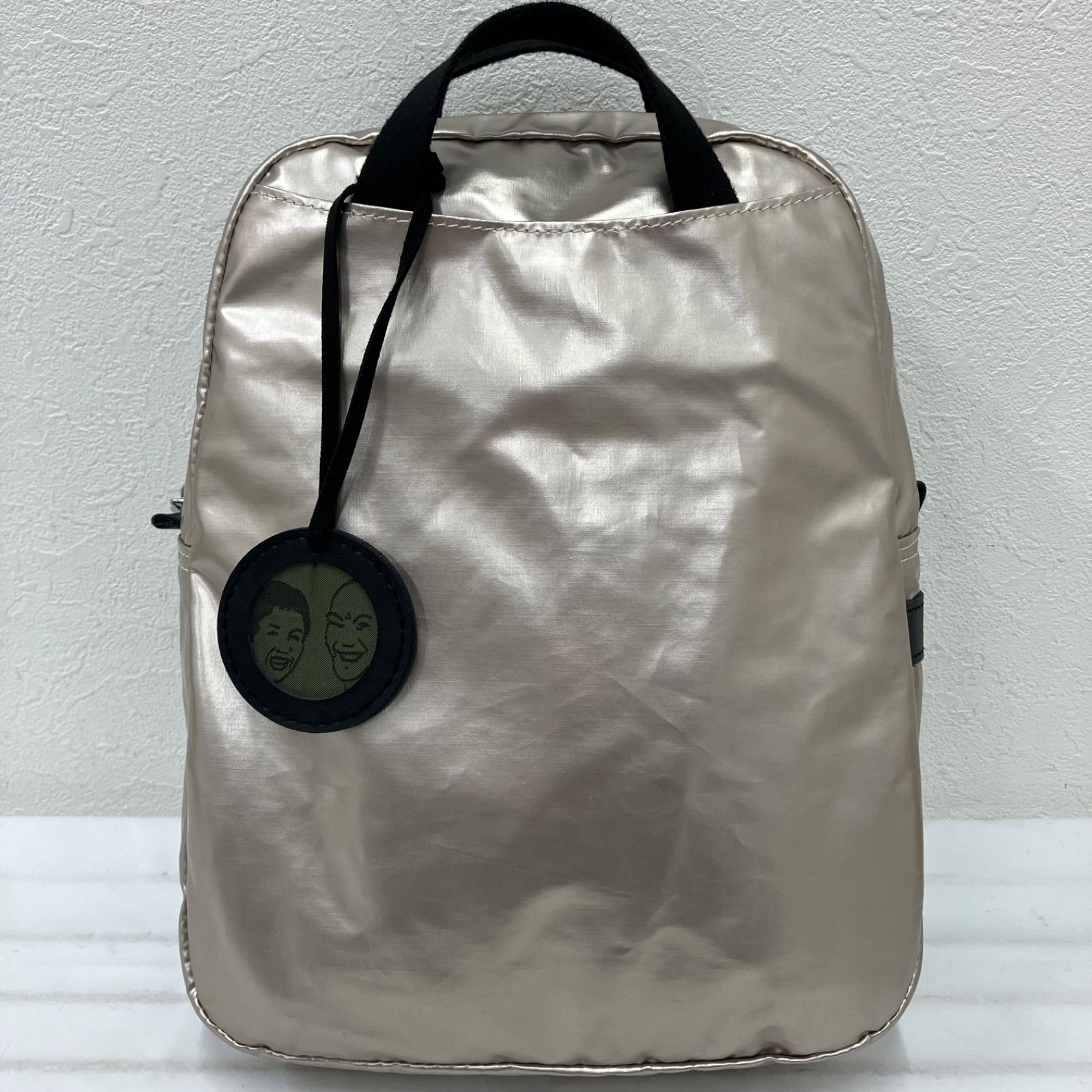 3604 jack gomme ジャックゴム ハンドバッグ 2way リュック LAMI 光沢 