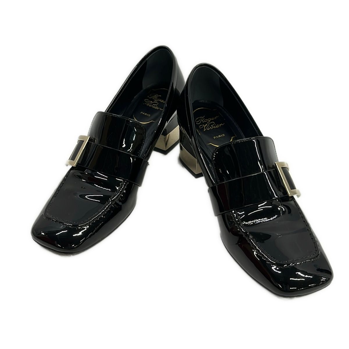 RogerVivier(ロジェヴィヴィエ) ローファー 35 レディース - 黒 レザー 