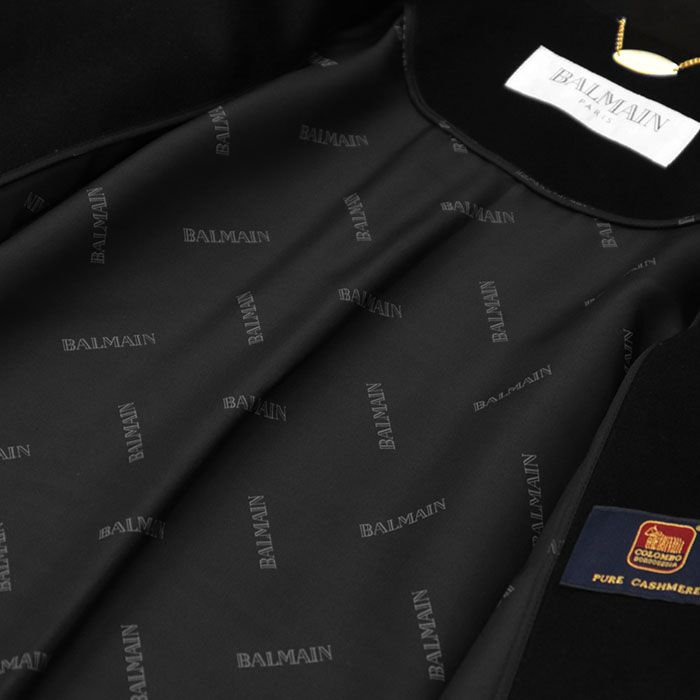 SALE【極美品】BALMAIN バルマン バルマカーンコート カシミヤ100