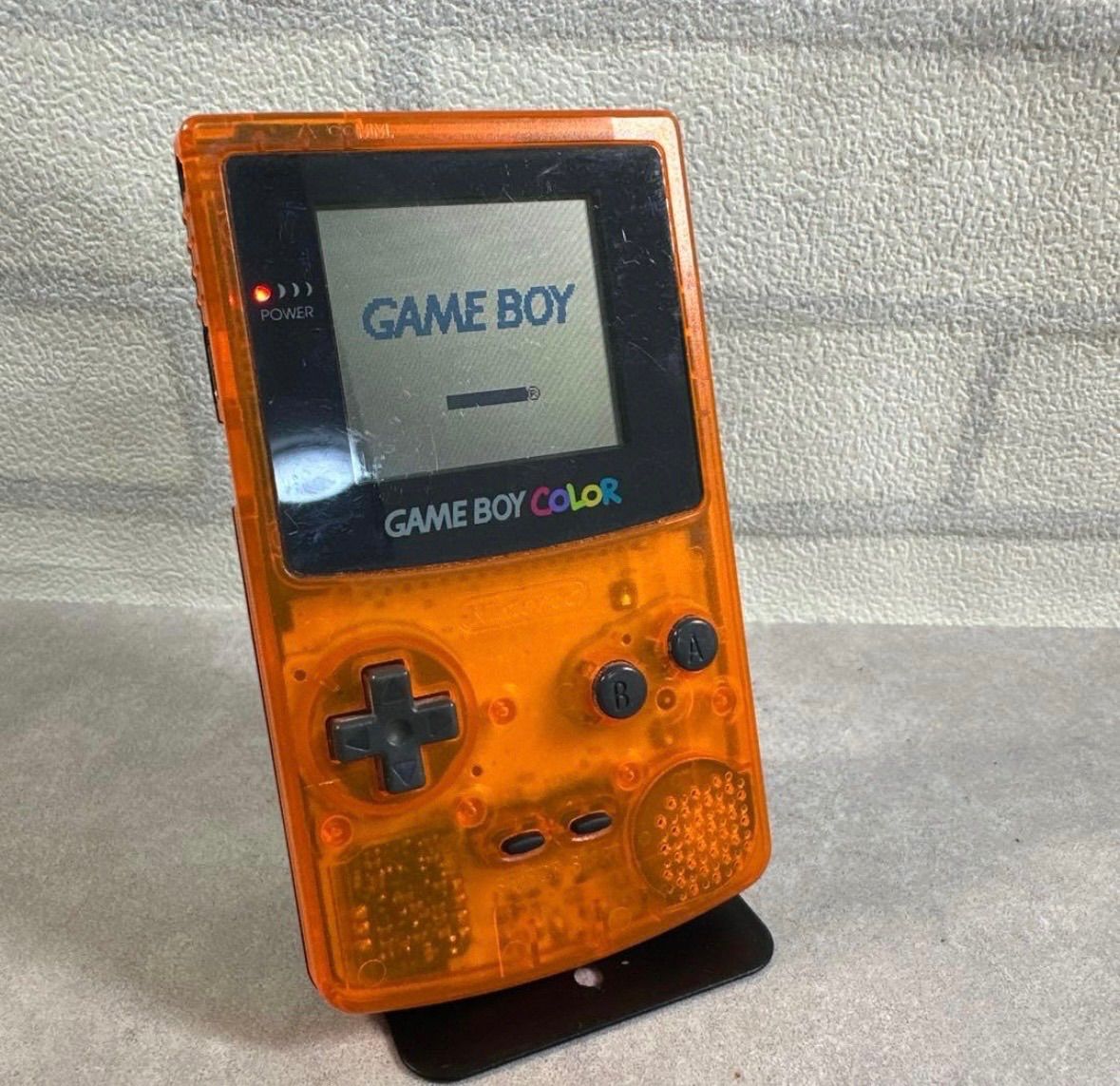 【希少品】ゲームボーイカラー オレンジ クリスタル 限定カラー 動作品 28,080円