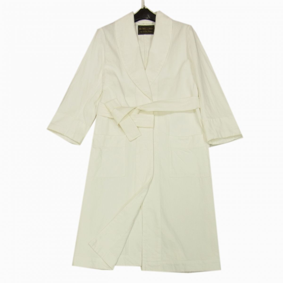 美品 定価35,200円◇RUMBLE RED Light Denim Gown リネン(麻)混紡 