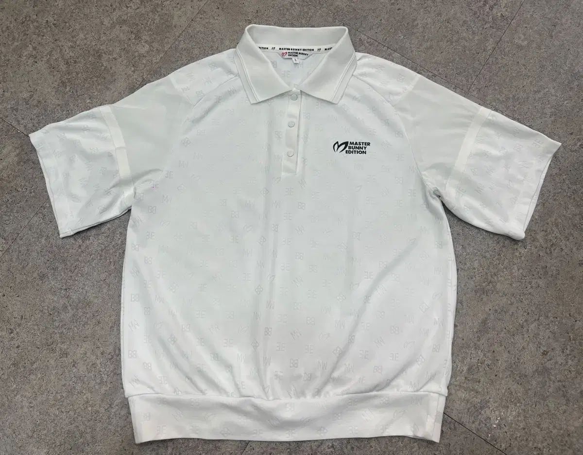 マスターバニーエディション レディース ロゴ ジャガード ルーズフィット 半袖 Tシャツ