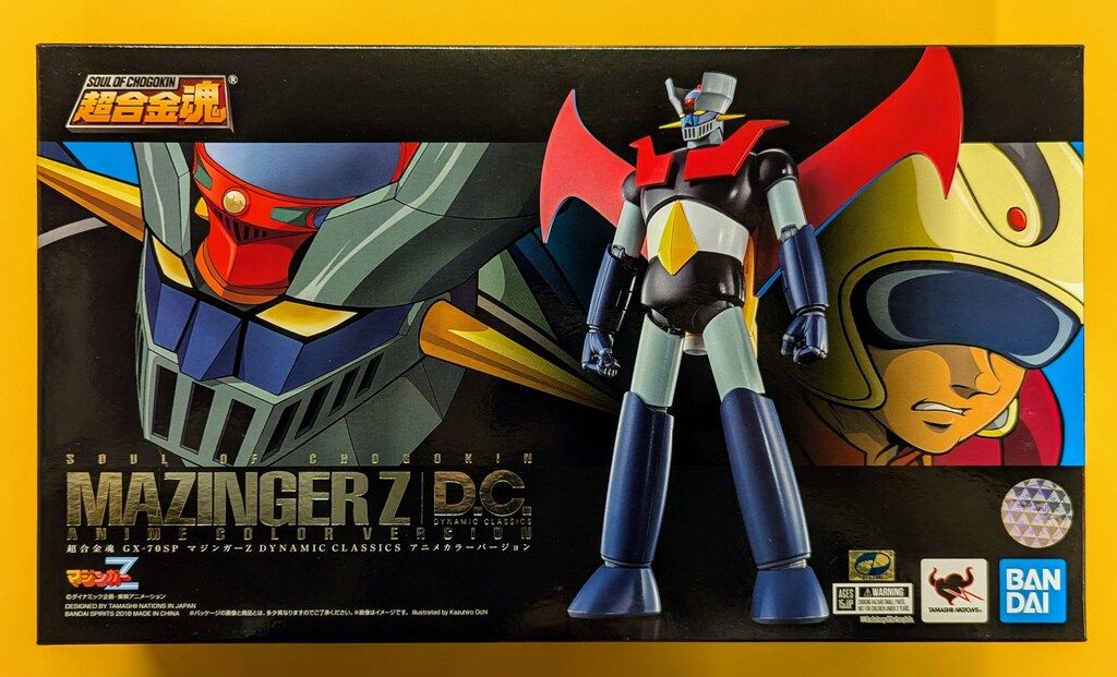 バンダイ 超合金魂 マジンガーZ D.C. アニメカラーバージョン GX-70SP