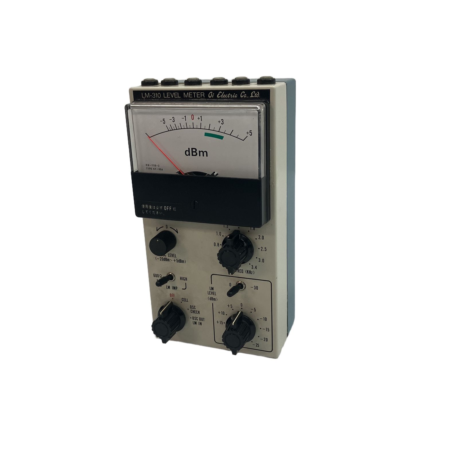 LM-310 レベル測定器 通信回線 伝送測定 ジャンク C11292217