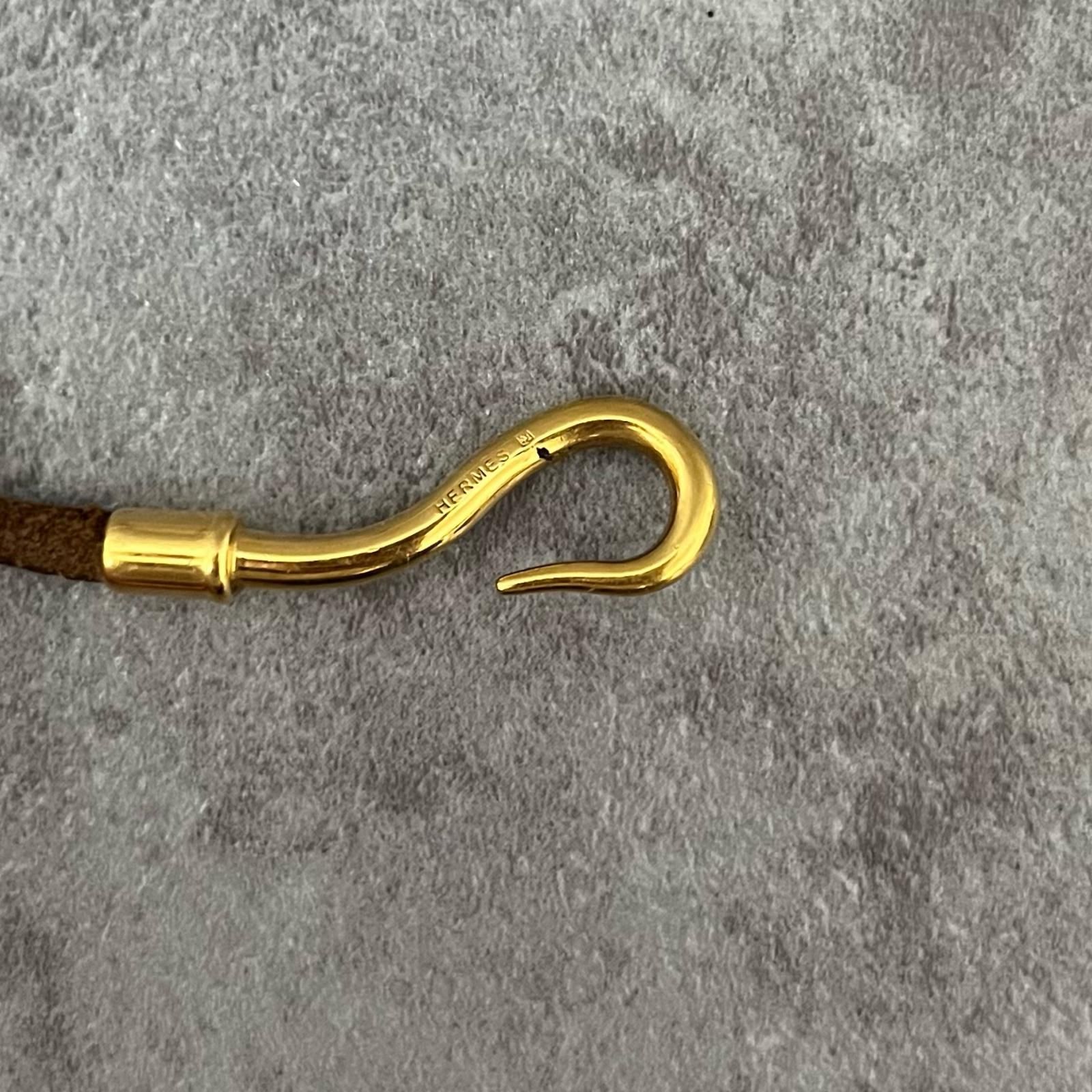 HERMES】エルメス レザーブレスレット ブレスレット レディース