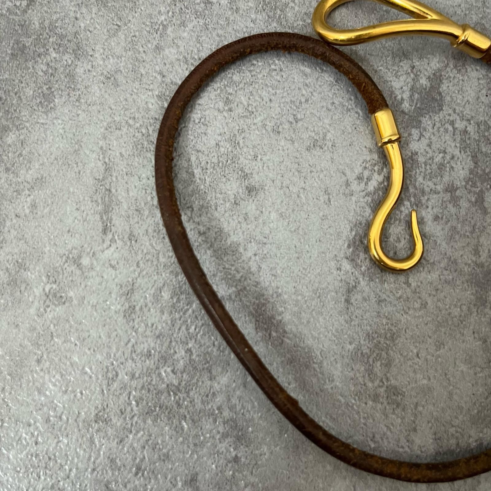 HERMES】エルメス レザーブレスレット ブレスレット レディース