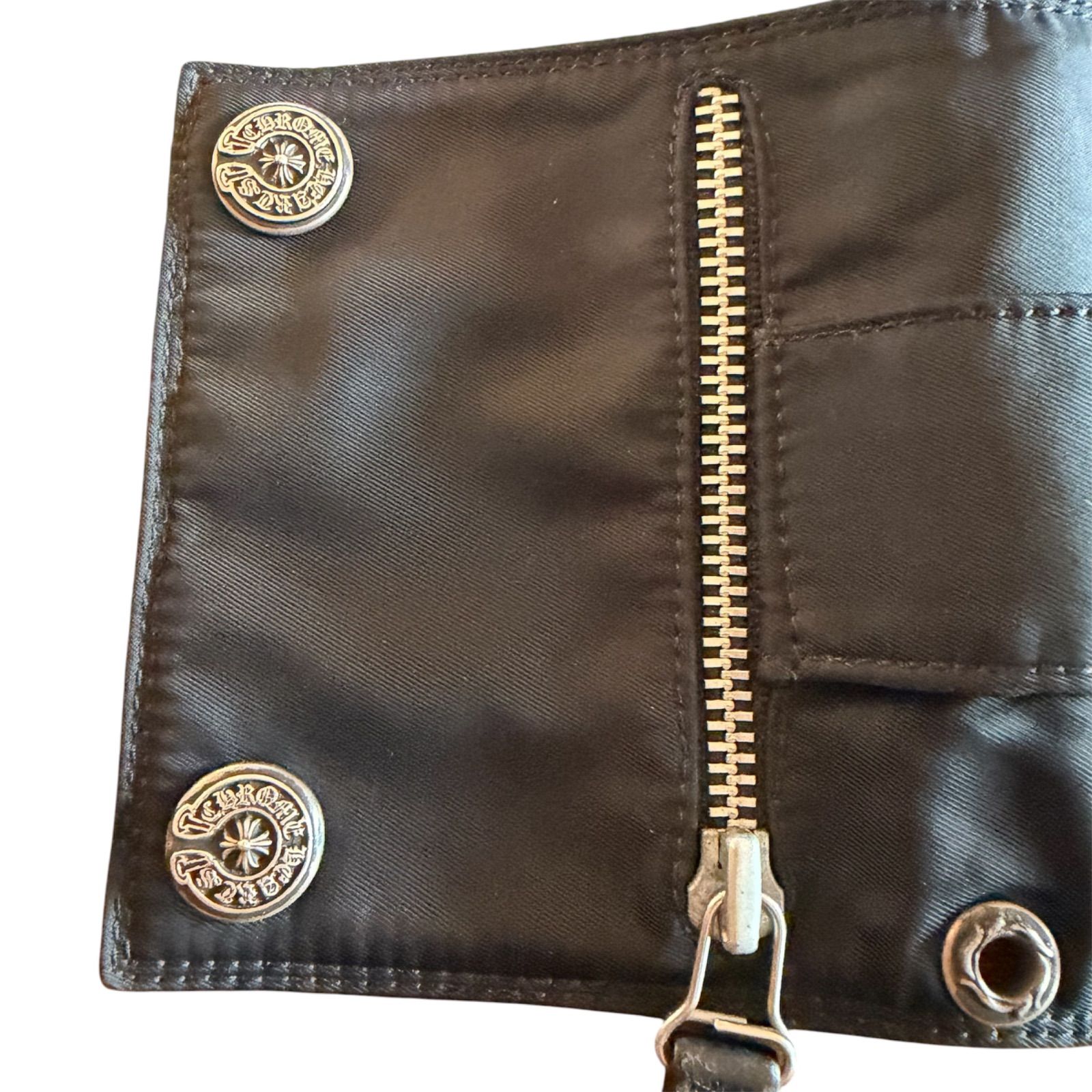 デッドストック】CHROME HEARTS ナイロン×レザー ウォレット 三つ折り